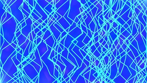 Dynamic blue digital network wave lines abstract technology background loop Stock Footage 336776803