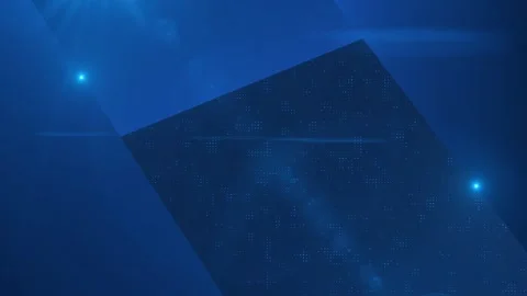 Dynamic Blue Geometric Polygon Triangles Animated Background  4K. 库存影片 345233074