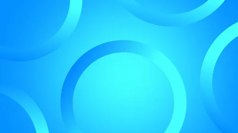 Dynamic Blue Gradient Circles Abstract Background Loop for Modern Presentat.. Stock Footage 340036183