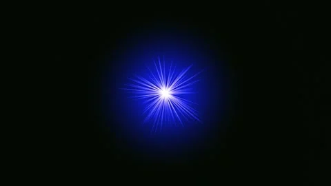 Dynamic blue light burst expanding from a central point Stock-Footage 327942517