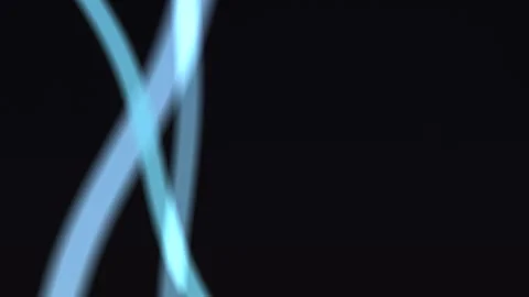 Dynamic blue light lines intersect, creating an abstract and energetic visual Stock Footage 325773087
