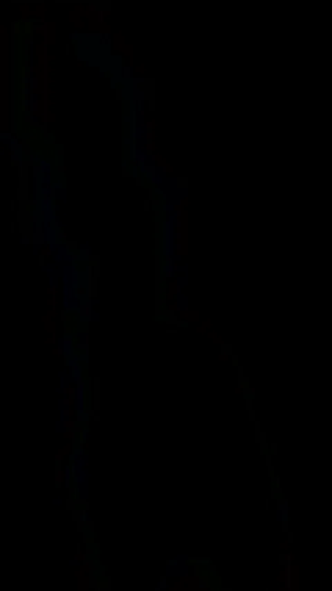 Dynamic Blue Lightning Bolt Animation on Black Background Stock Footage 314842782