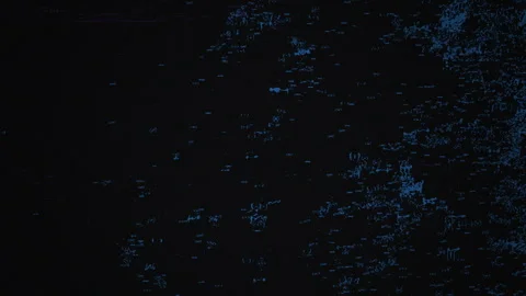 Dynamic blue lightning strikes illuminate dark background 動画素材 285674438