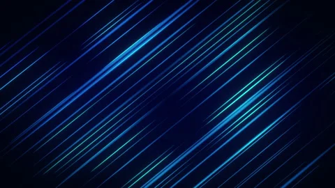Dynamic Blue Neon Light Streaks Technology Background Looping Stock Footage 280375797