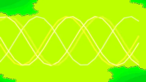 Dynamic blue neon sine wave animation background for futuristic technology .. Stock Footage 339497456