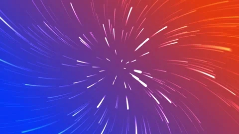 Dynamic blue orange background with vertical flying white particles Stock Footage 310047576