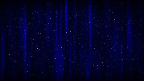 Dynamic blue particle stream in vertical motion Stock Footage 320556137