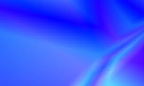 Dynamic Blue Purple Gradient Background with Flowing Light Waves and Glow Art 3D Stock Illustration