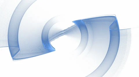 Dynamic Blue Rotational Motion Video stock 37186910