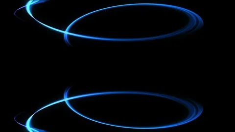 Dynamic Blue Rotational Motion Stock-Footage 88562272