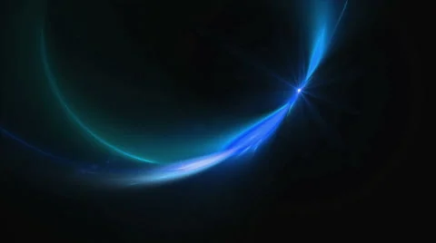 Dynamic Blue Rotational Motion Forming a Circle with Flar Stock Footage 58491231