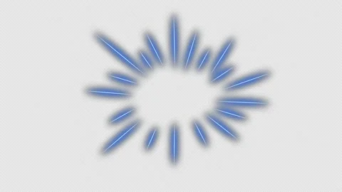 Dynamic blue sparks on a black screen. Stock Footage 231001011