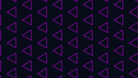 Dynamic blue triangle pattern on black background Stock Footage 292956262