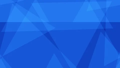 Dynamic blue triangles rotating and overlap in a clean abstract pattern, ideal Stock Footage 342304514