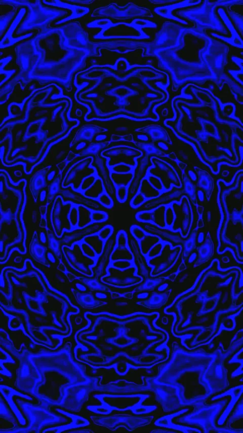Dynamic blue tunnel vj loop screensaver creating a mesmerizing seamless vis.. Video stock 321569635