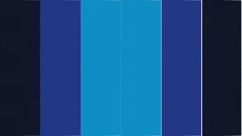 Dynamic blue vertical bar transition with transparent alpha channel Stock-Footage 344136084