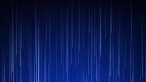 Dynamic blue vertical lines create a rain-like effect against a dark backdrop Video stock 324714141