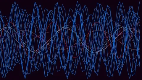Dynamic blue wave pattern abstract technology energy data flow concept visu.. Stock Footage 337161682