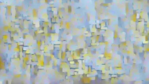 Dynamic, blurry, rectangle shaped, abstract blue-yellow effect 스톡 동영상 147117358