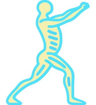 Dynamic Body Movement Pose Sketch Stock Illustration