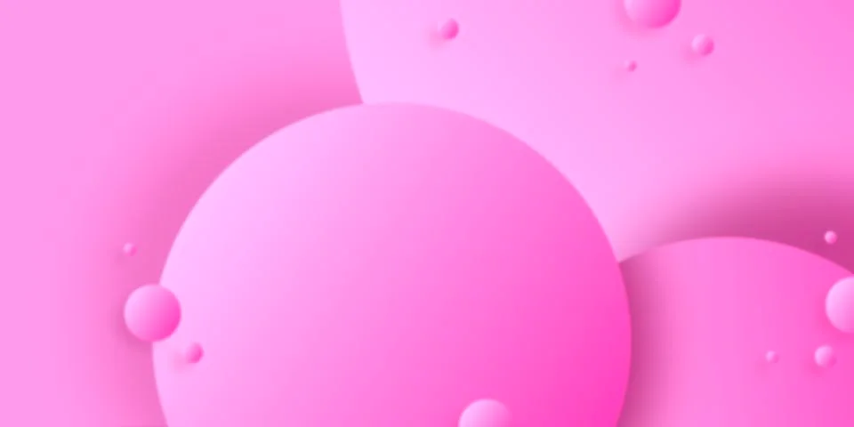 Dynamic bouncing balls and copy space for text. Light pink background. Platform Stock Illustration