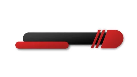 Dynamic Breaking News Lower Third Graphic Element for Broadcast and Digital.. Stock Footage 340033233