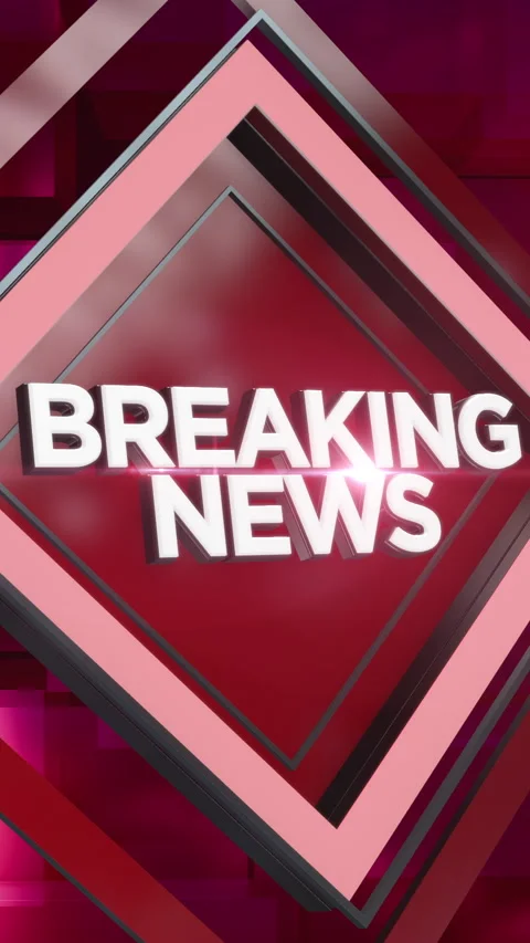 Dynamic Breaking News Shiny Green Screen Background Vertical Vidéo 280080916