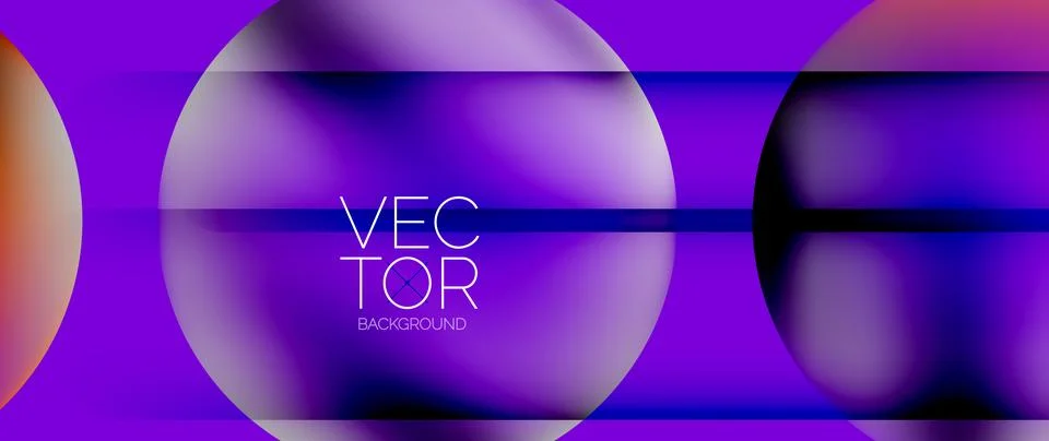 Dynamic bright colorful geometric elements with fluid gradients, lights, shadows イラスト素材