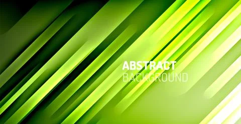 Dynamic Bright Colorful Lines, Shadow Style Stripes Geometric Vector 스톡 일러스트
