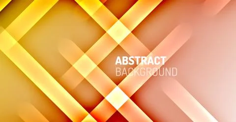 Dynamic Bright Colorful Lines, Shadow Style Stripes Geometric Vector Illustrazione stock