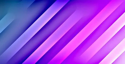 Dynamic Bright Colorful Lines, Shadow Style Stripes Geometric Vector Illustrazione stock