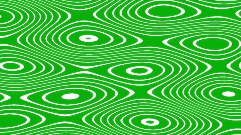Dynamic bright green abstract seamless wave pattern background loop Stock Footage 342205512