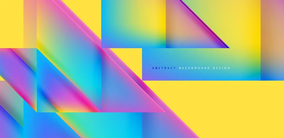 Dynamic bright lines abstract background, stripes with fluid colors, liquid イラスト素材