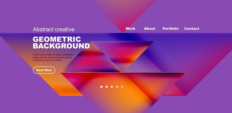 Dynamic bright lines abstract background, stripes with fluid colors, liquid Stock Illustration