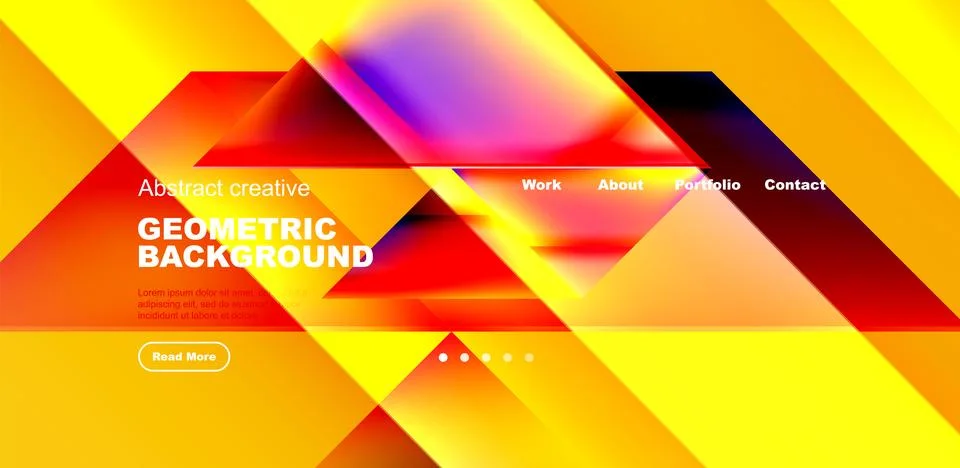 Dynamic bright lines abstract background, stripes with fluid colors, liquid Illustrazione stock