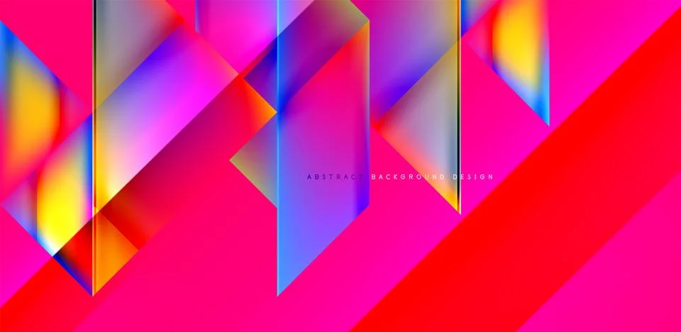 Dynamic bright lines abstract background, stripes with fluid colors, liquid イラスト素材