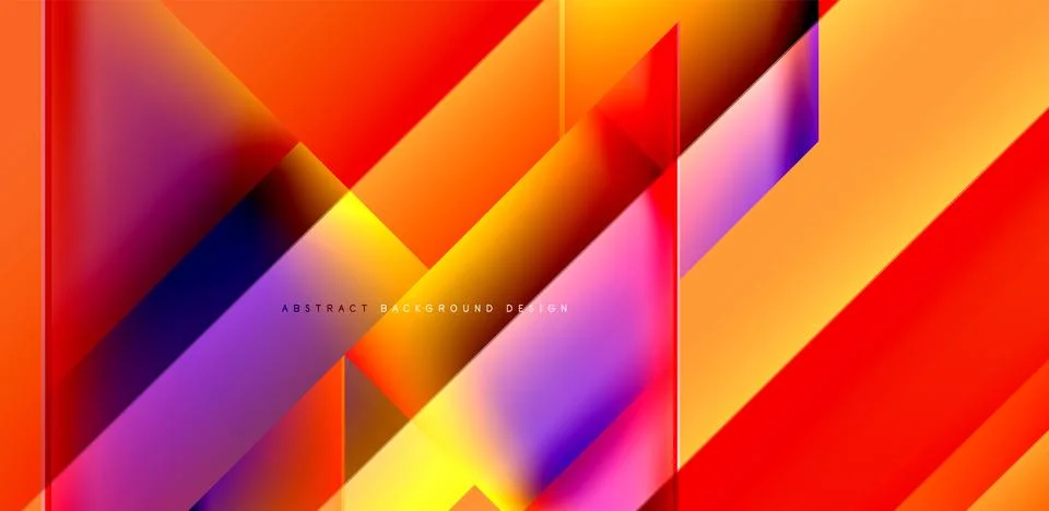 Dynamic bright lines abstract background, stripes with fluid colors, liquid 스톡 일러스트