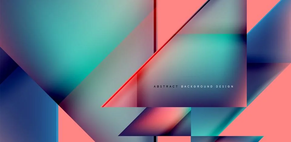 Dynamic bright lines abstract background, stripes with fluid colors, liquid Illustrazione stock