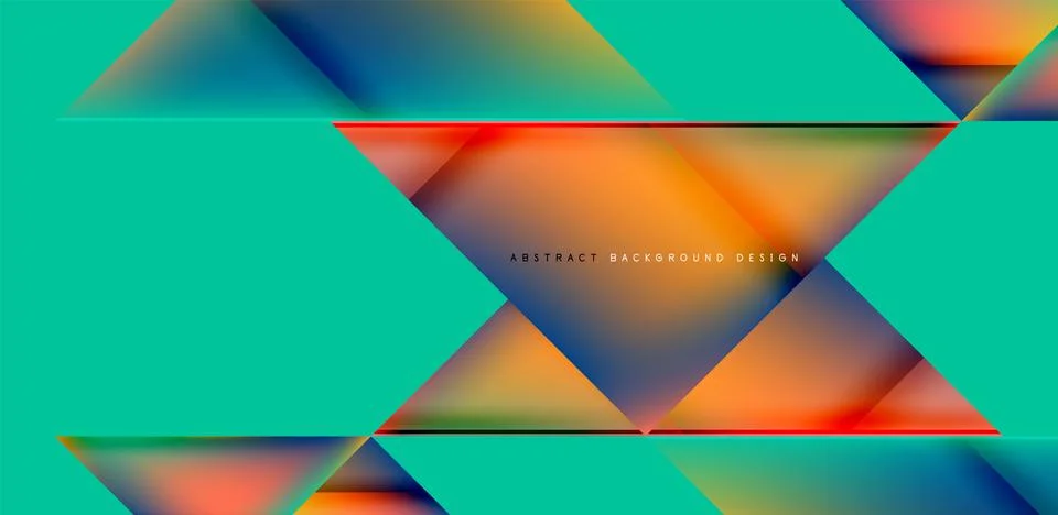 Dynamic bright lines abstract background, stripes with fluid colors, liquid Illustrazione stock