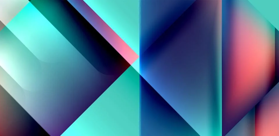 Dynamic bright lines abstract background, stripes with fluid colors, liquid 스톡 일러스트