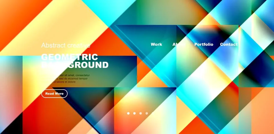 Dynamic bright lines abstract background, stripes with fluid colors, liquid Illustrazione stock