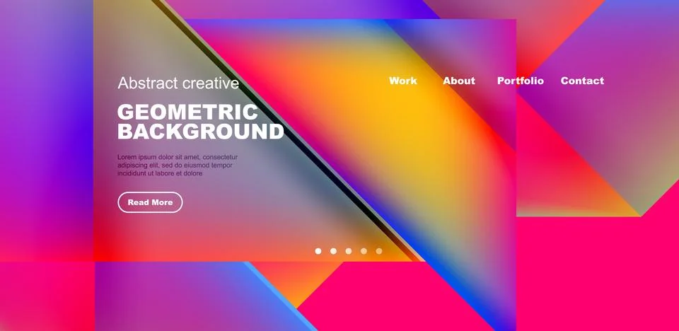 Dynamic bright lines abstract background, stripes with fluid colors, liquid 스톡 일러스트