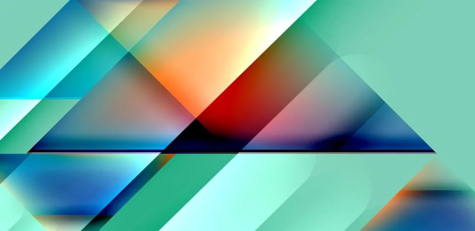 Dynamic bright lines abstract background, stripes with fluid colors, liquid イラスト素材
