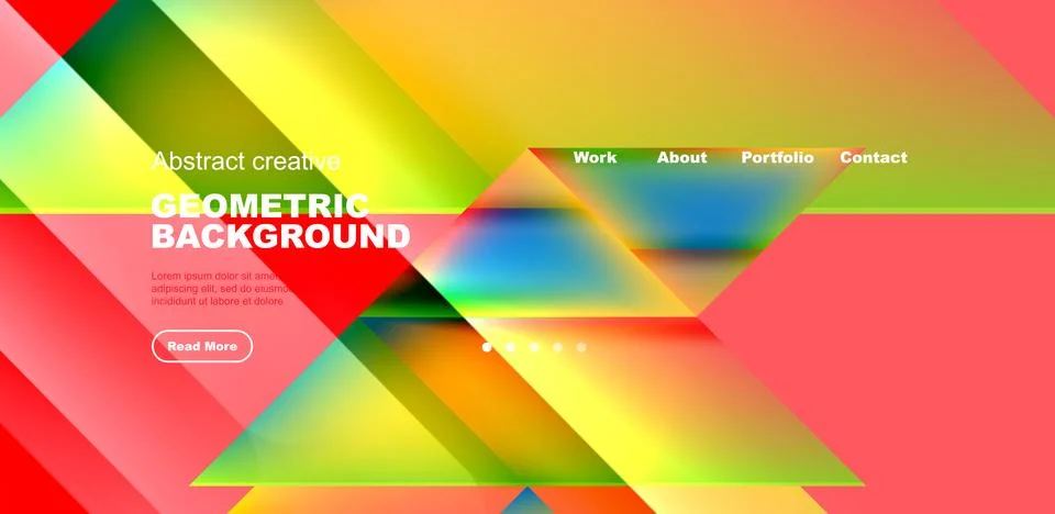 Dynamic bright lines abstract background, stripes with fluid colors, liquid Stock Illustration