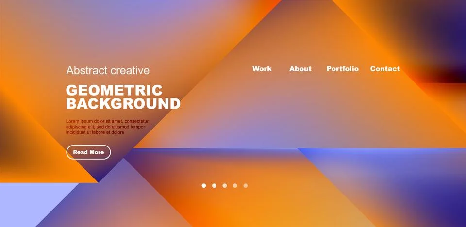 Dynamic bright lines abstract background, stripes with fluid colors, liquid Stock Illustration