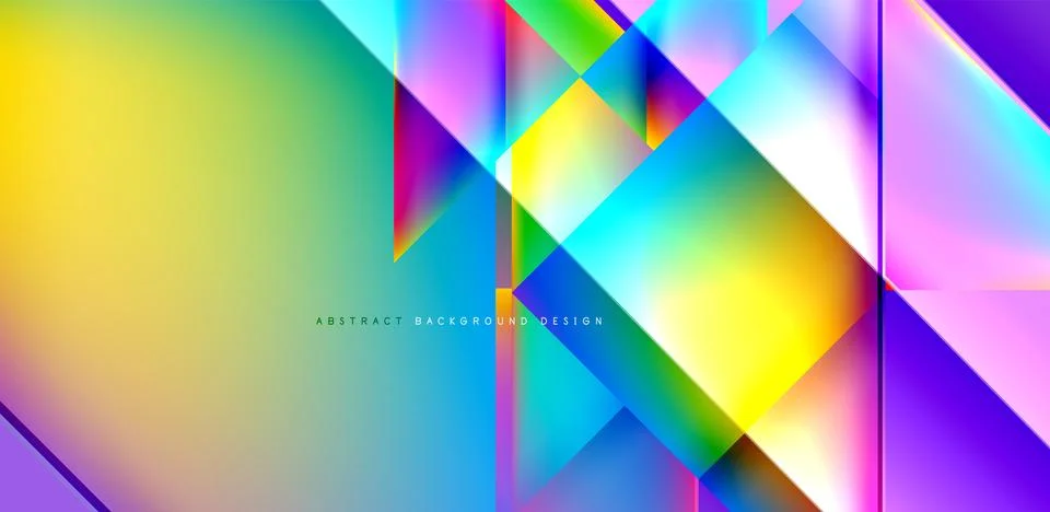 Dynamic bright lines abstract background, stripes with fluid colors, liquid イラスト素材