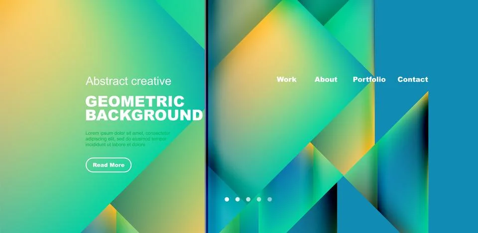 Dynamic bright lines abstract background, stripes with fluid colors, liquid Stock Illustration