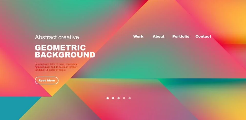Dynamic bright lines abstract background, stripes with fluid colors, liquid Stock Illustration