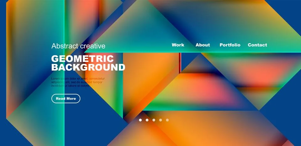Dynamic bright lines abstract background, stripes with fluid colors, liquid Illustrazione stock