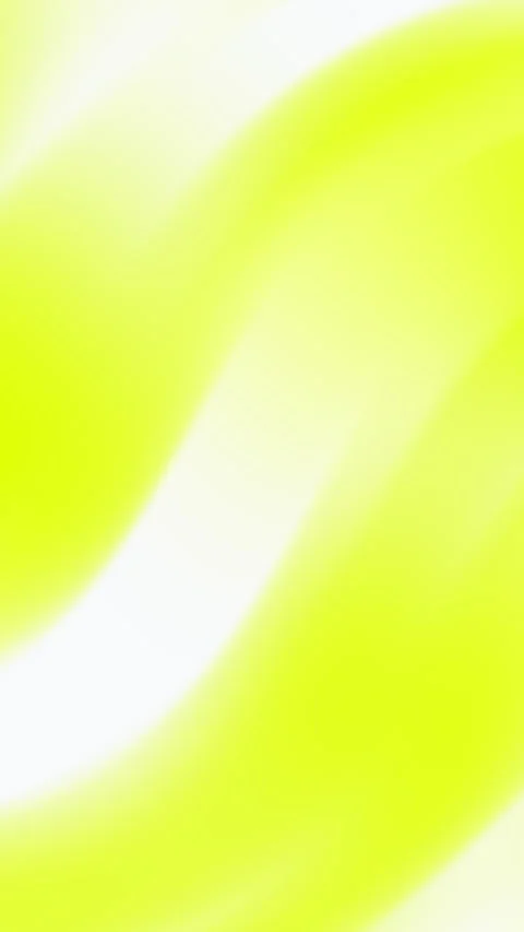 Dynamic Bright Yellow and White Wavy Gradient Abstract Background Loop Video stock 329254335